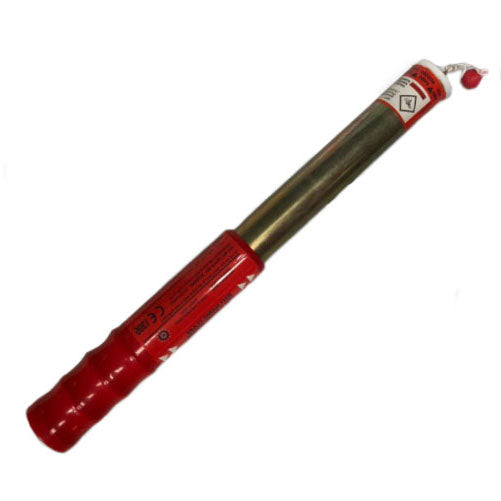Lot De 3 Torches Fumigènes Télescopiques Rouges – Signalisation D'urgence